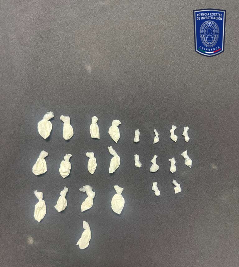 Detienen AEI a mujer en posesión de cocaína en piedra y polvo