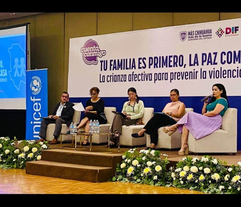 Participa FEM en conferencia sobre crianza positiva de niñas, niños y adolescentes en Ciudad Juárez