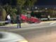 Choque con volcadura en Teófilo Borunda y Amapolas deja dos personas lesionadas