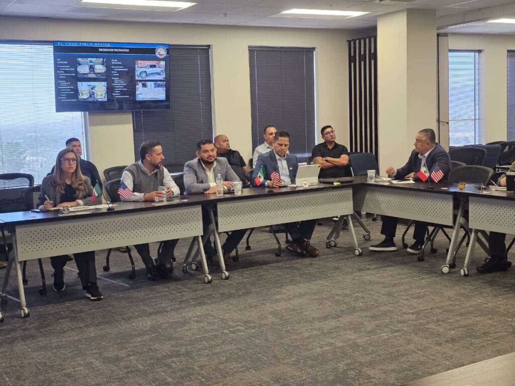 Analizan estrategias de seguridad en Reunión Binacional en El Paso, Texas