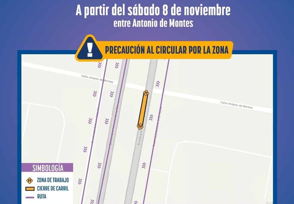 Reparará JMAS línea de agua potable en cruce de Ortiz Mena y Antonio de Montes