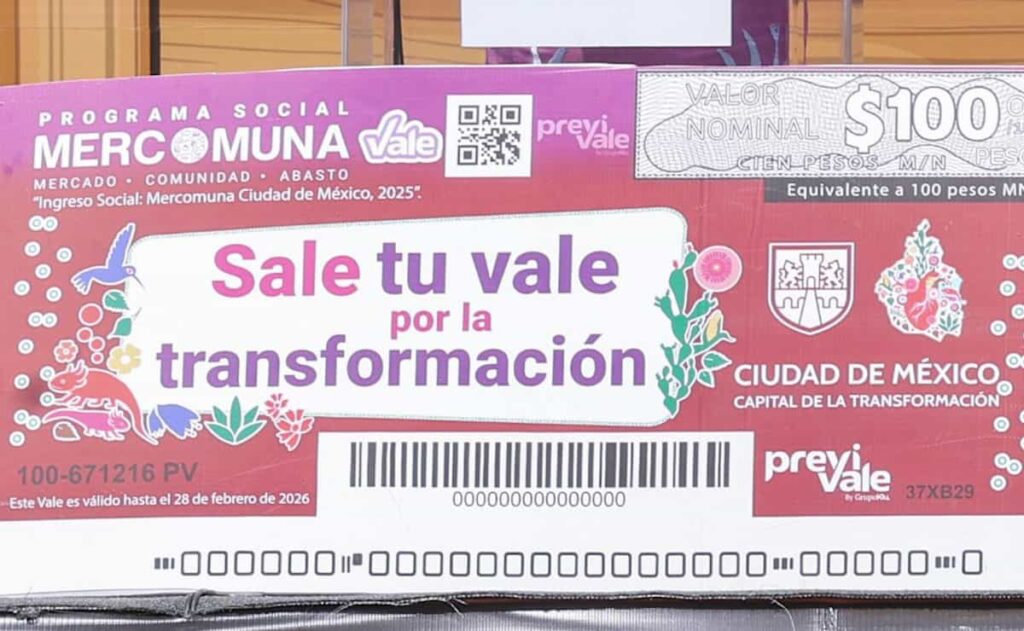 Vales de Mercomuna 2025 son susceptibles de falsificación