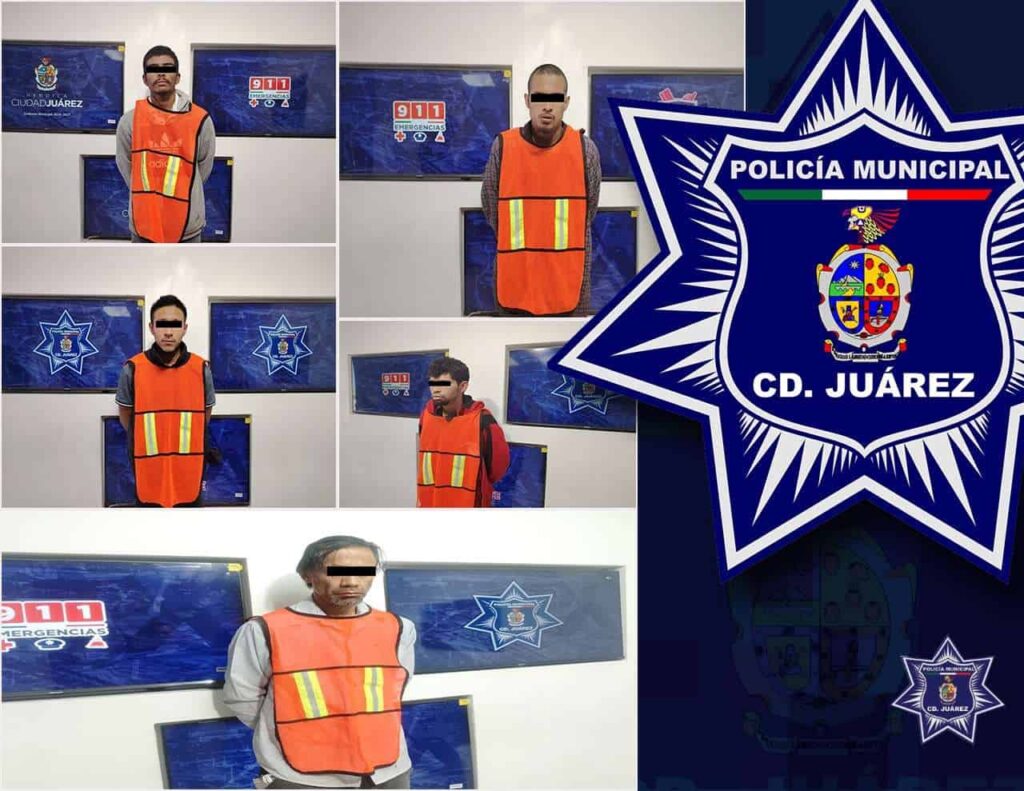 Arrestan a cinco prófugos de la justicia