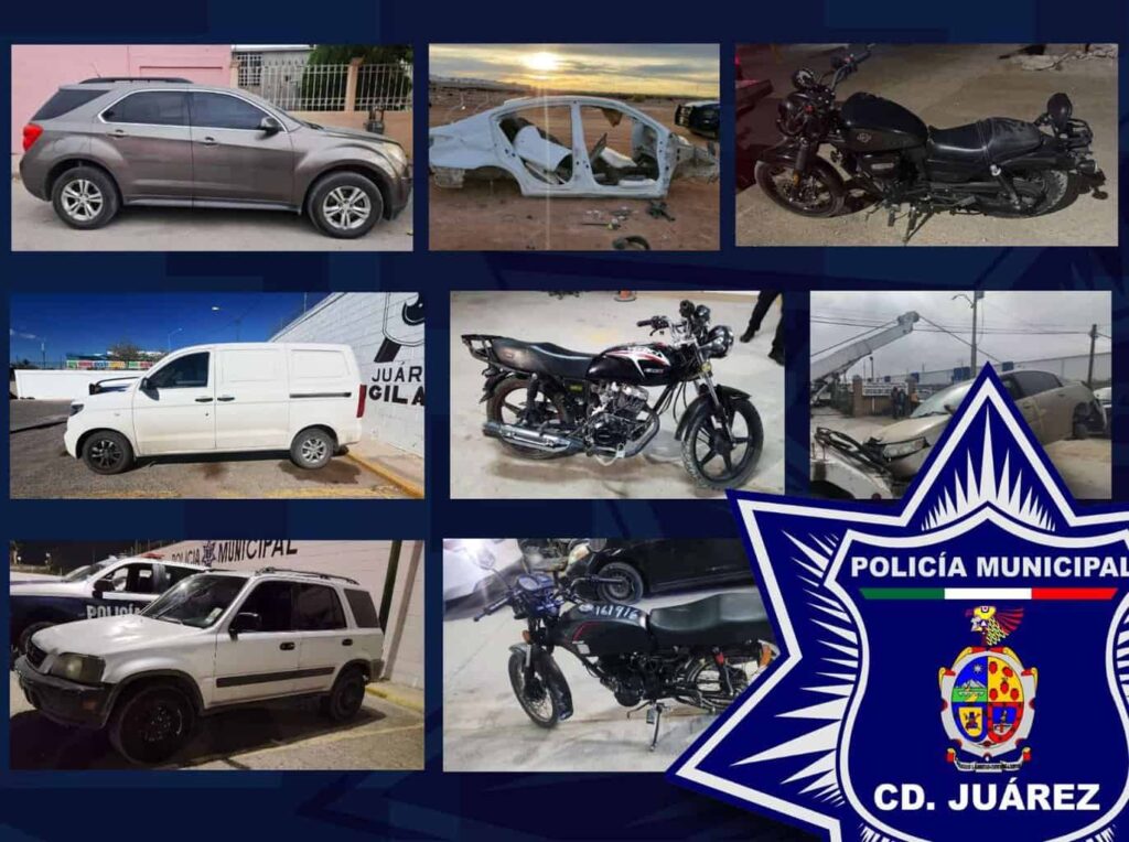 Recuperan ocho vehículos con reporte de robo