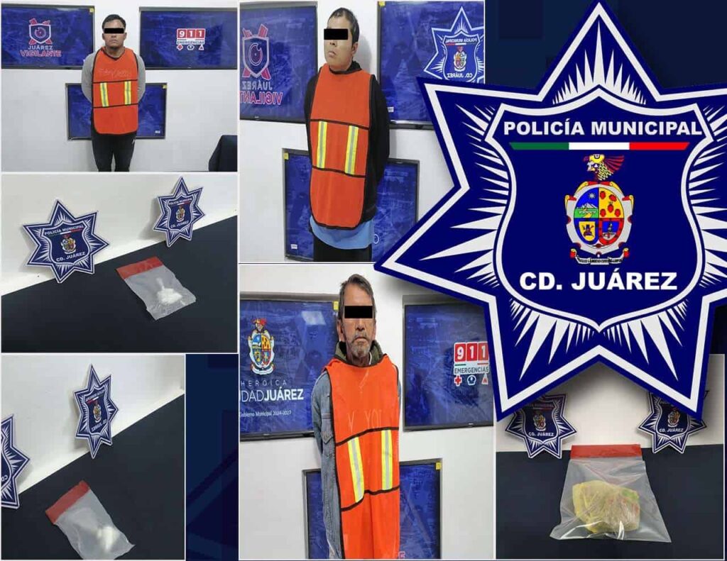 Detienen a tres narcomenudistas | El Bordo
