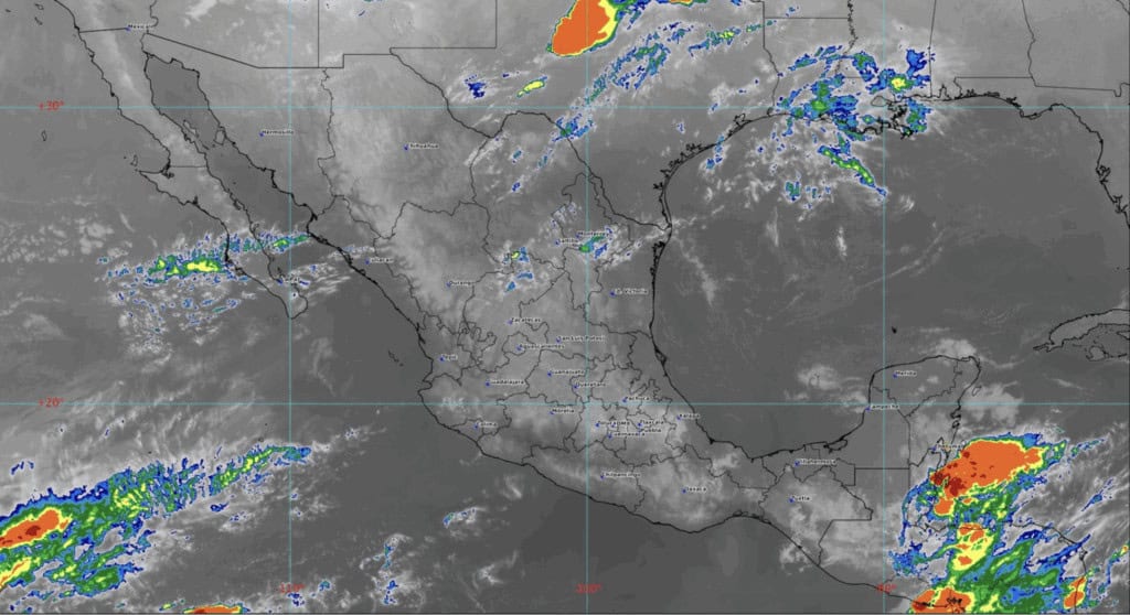 Alerta por fuertes lluvias en las próximas 72 horas en diversas zonas de México
