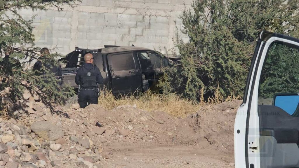 Hallan a hombre ejecutado dentro de una pickup en las inmediaciones del Ejido El Fresno