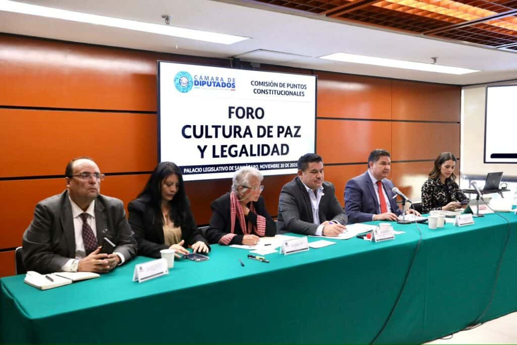 Participa Fiscal Heliodoro Araiza en Foro Cultura de Paz y Legalidad en San Lázaro