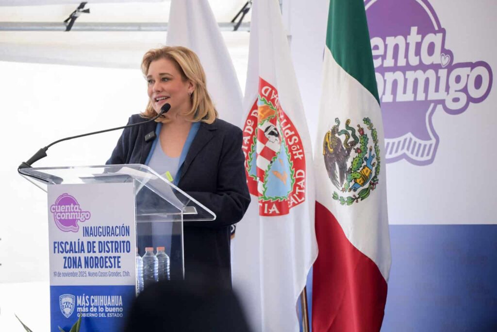 Maru Campos inaugura nuevas instalaciones de la Fiscalía de Distrito Zona Noroeste