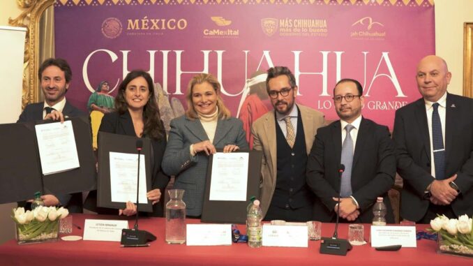 Maru Campos promueve en Italia la atracción de turismo e inversiones para el estado