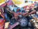 Choque frontal en tramo Buenaventura–LeBarón; un bebé sin vida y una niña grave