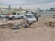 Adulto mayor cae con su vehículo a zanja y trabajadores de la JMAS se salvan de milagro