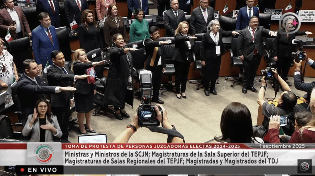 Nuevo pleno de la SCJN rinde protesta en el Senado de la República