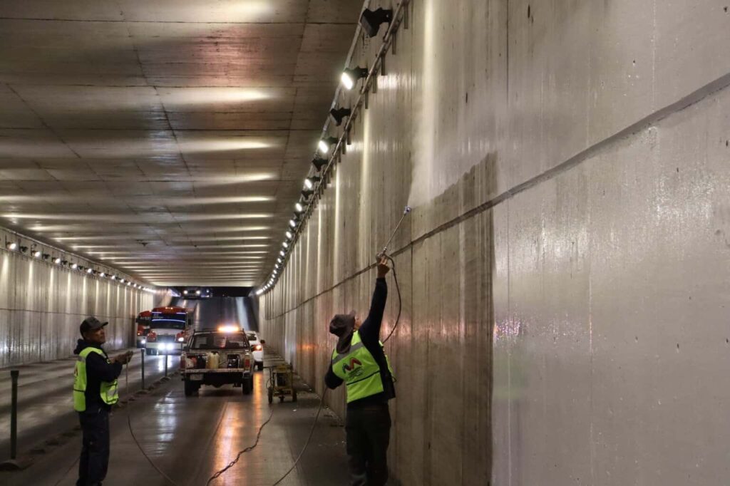 Anuncia Gobierno Municipal trabajos de pintura en túnel de La Cantera y Ramírez Calderón