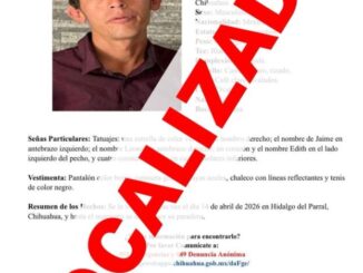 Localiza Fiscalía Zona Sur a masculino con reporte de ausencia en Parral