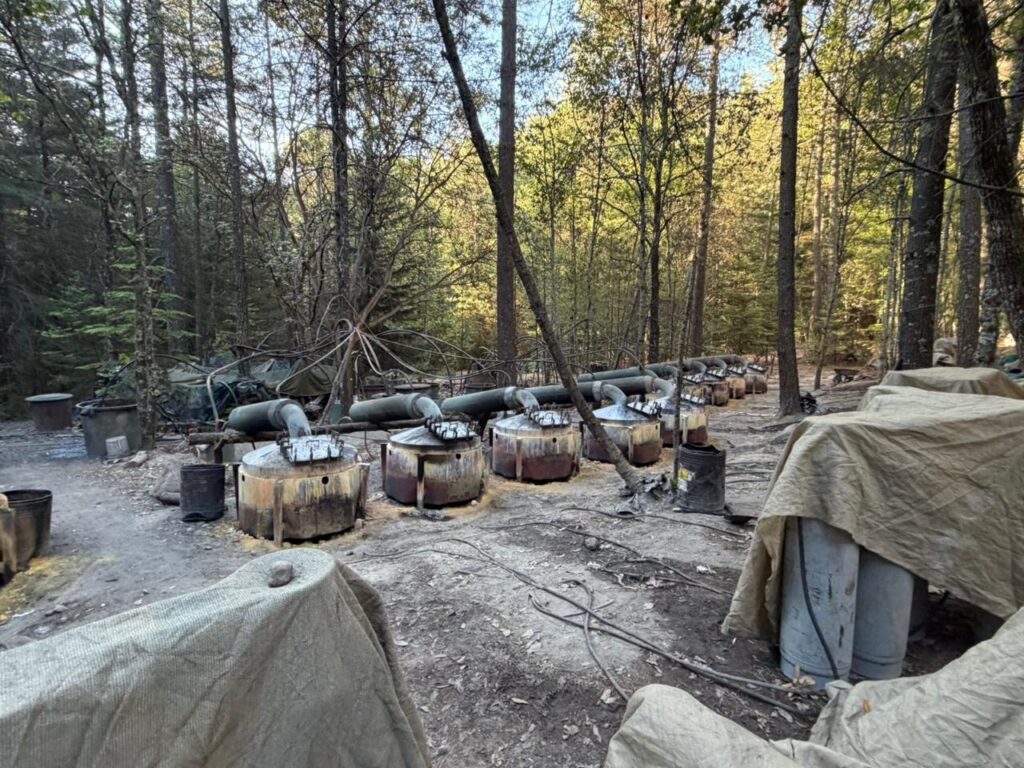 Localizan dos laboratorios de metanfetamina en la sierra, entre Morelos y Guachochi