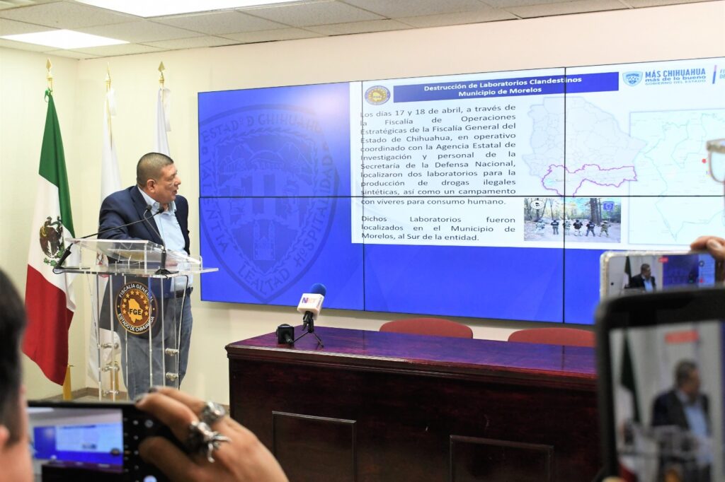Hallazgo de 6 laboratorios en Morelos fue investigación realizada entre la AEI y la SEDENA