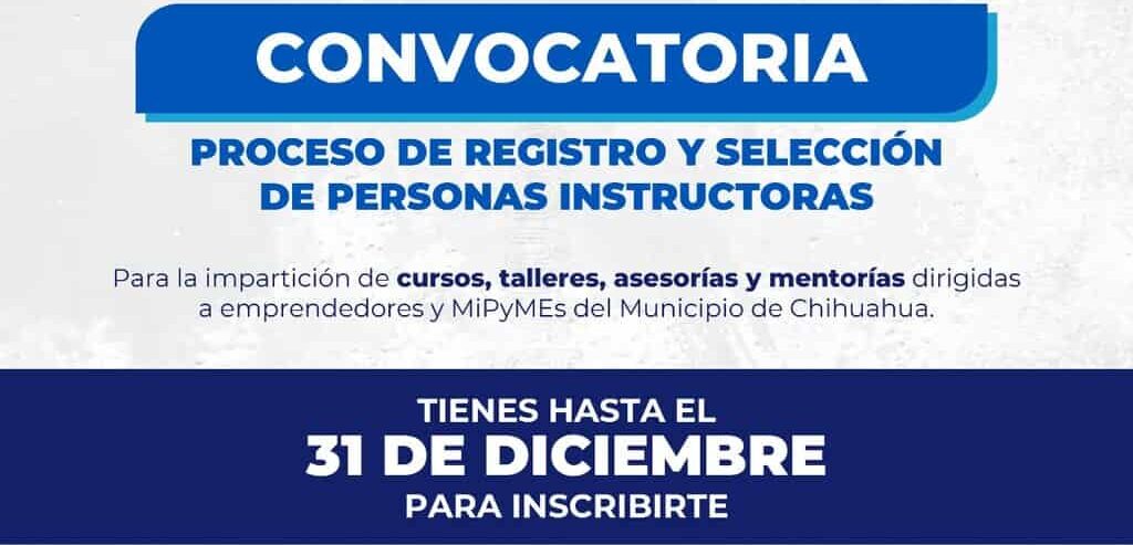 Lanza Municipio convocatoria para instructores en capacitaciones de ENCES