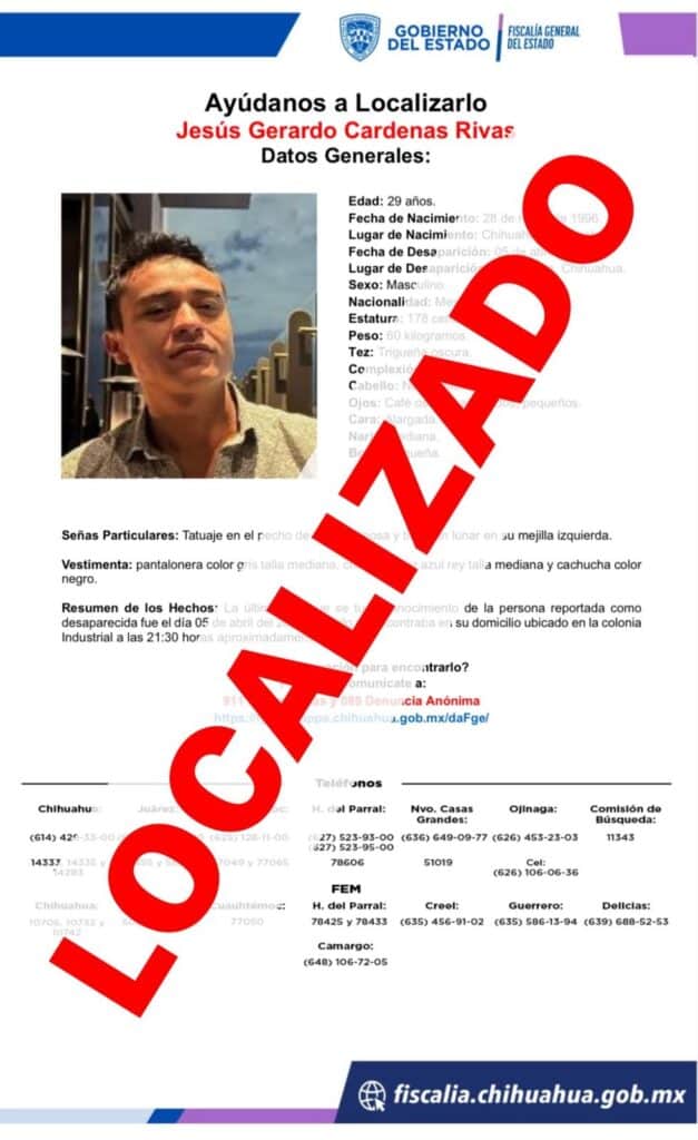 Localiza Fiscalía de Distrito a 2 masculinos con reporte de ausencia