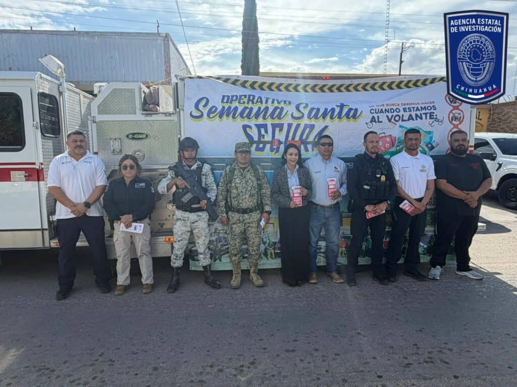 Implementa FGE Noroeste operativo de Semana Santa Segura en Ascensión