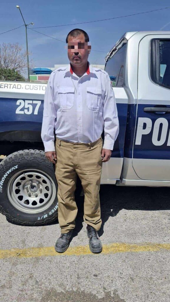 Guardia de Saracho fue quien robó vehículo de la agencia; lo arrestan