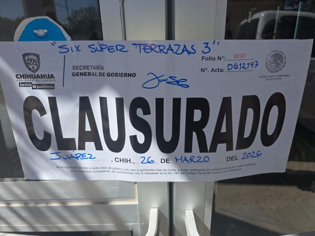 Realiza Gobernación Estatal clausuras de 15 establecimientos durante la última semana