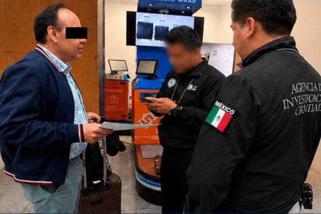 Detienen en el AICM a socio del club Solid Gold de CDMX