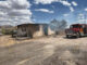 Incendio consume vivienda en el Ejido Labor de Terrazas; temen por adulto mayor