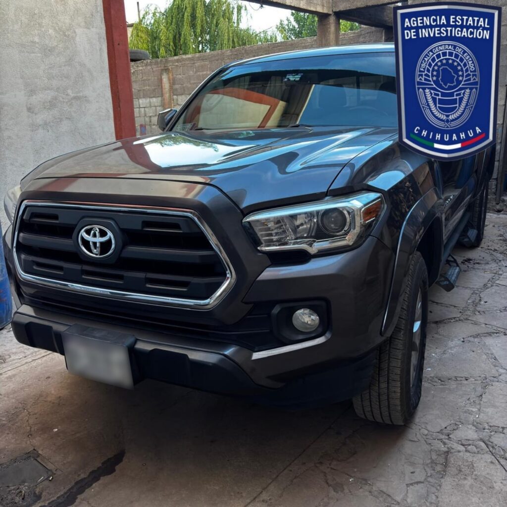 Recupera AEI en Guachochi pick up sustraída mediante fraude en Chihuahua